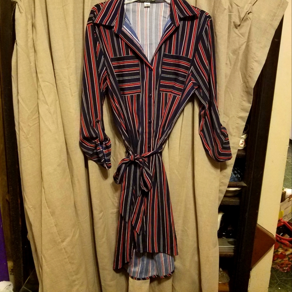 Simply styled by Sears Button Up Dress size large
